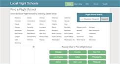 Desktop Screenshot of localflightschools.com