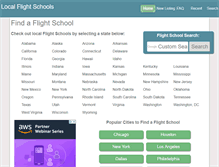 Tablet Screenshot of localflightschools.com